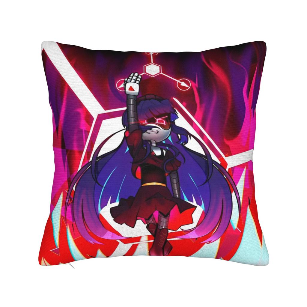 Murder Drones Square Pillow Covers Polyester Car Uzi Doll Art Cushion Case Creative Decor Throw Pillow Case 4545