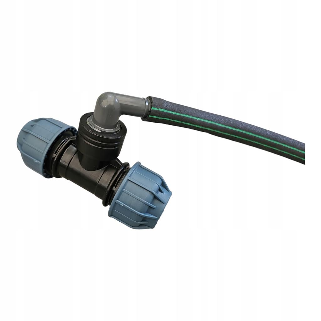 Sprinkler Flexible Connector 1/2" and Tee 32