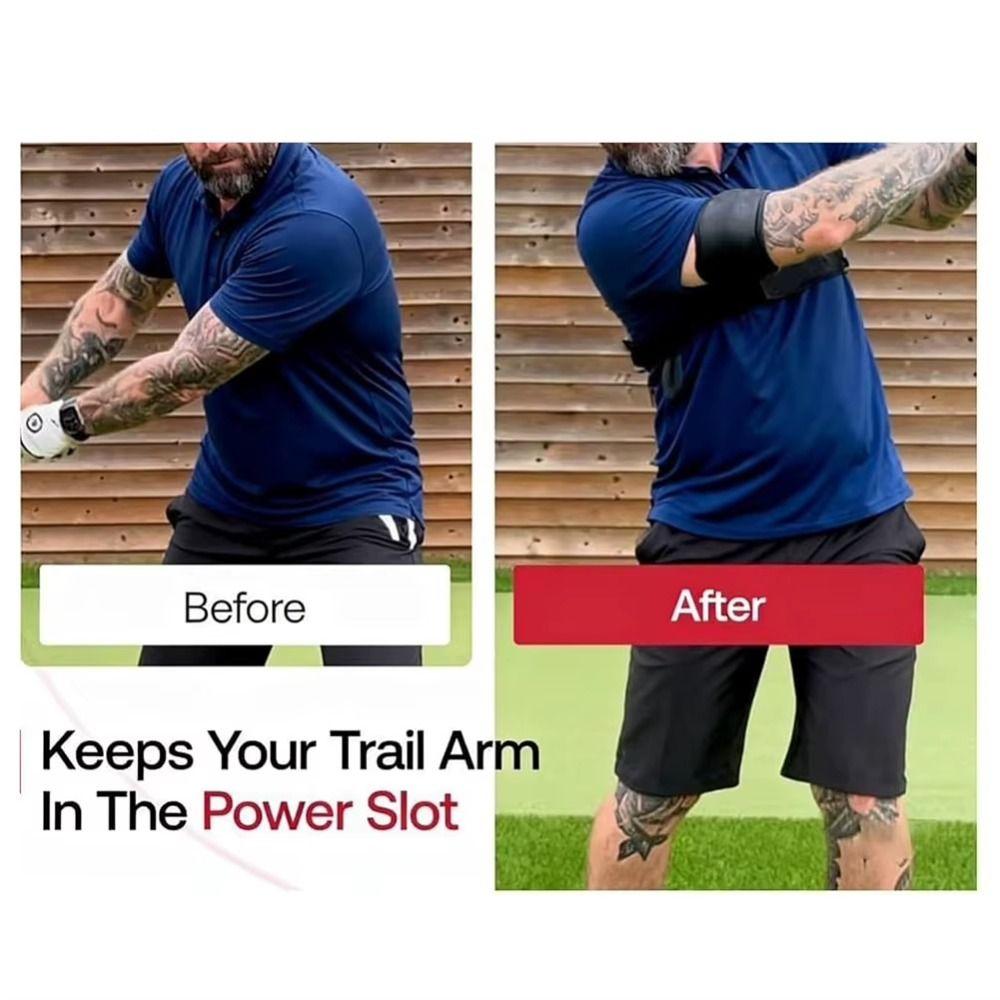 Elastic Golf Swing Training Arm Band Adjustable Golf Swing Training Aid Golf Swing Trainer  Unisex