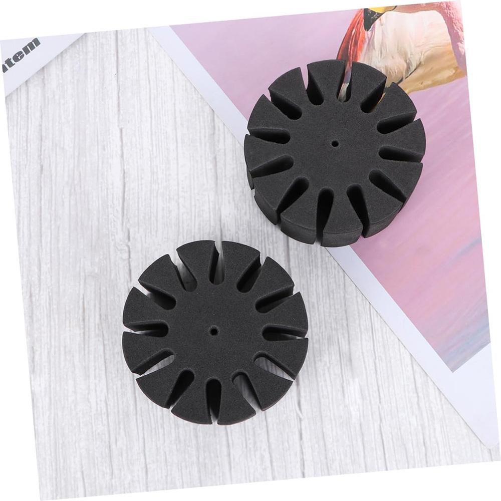 Arrow Separator Rack,Target Quiver Foam Holder,Suitable for Compound Bows and Recurve Bows Black Round EVA Arrow Separator Base 5