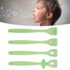 4pcs Tongue Muscle Trainer Lateralization Lifting Oral Muscle Exerciser for Language Disorders with 