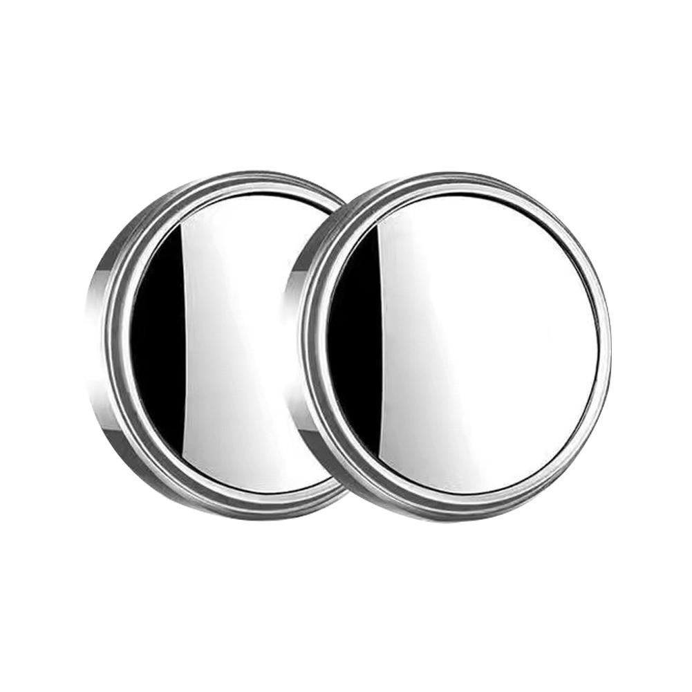 1 пара автомобильных зеркал заднего вида с присоской, 360-градусное слепое выпуклое зеркало, прозрачное зеркало заднего вида, вспомогательная круглая точечная рамка, регулируемая K5X3