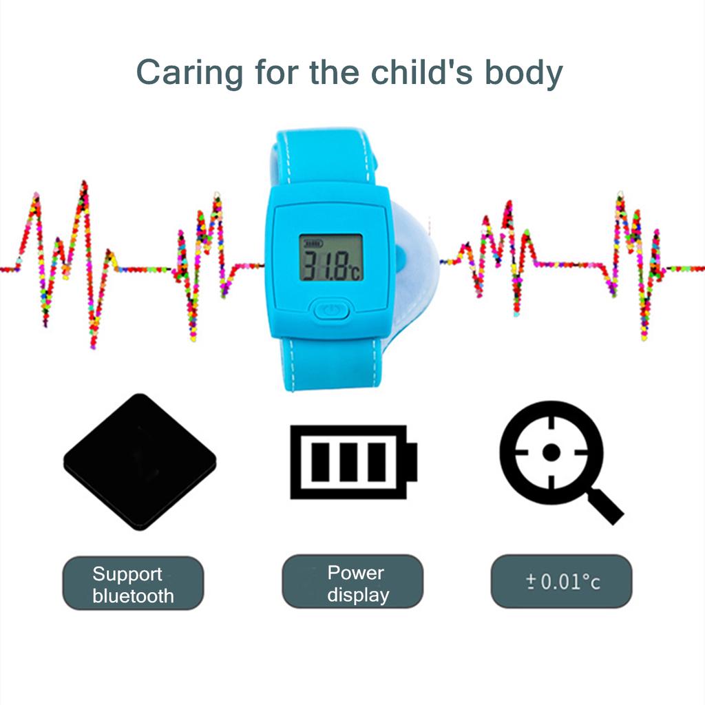 Kids bluetooth Smart Watch Thermometer Bracelet Children Temperature Monitor