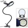 3X/10X 5W 26LED USB Magnifier Glass Table Work Light Desk Lamp Illuminated