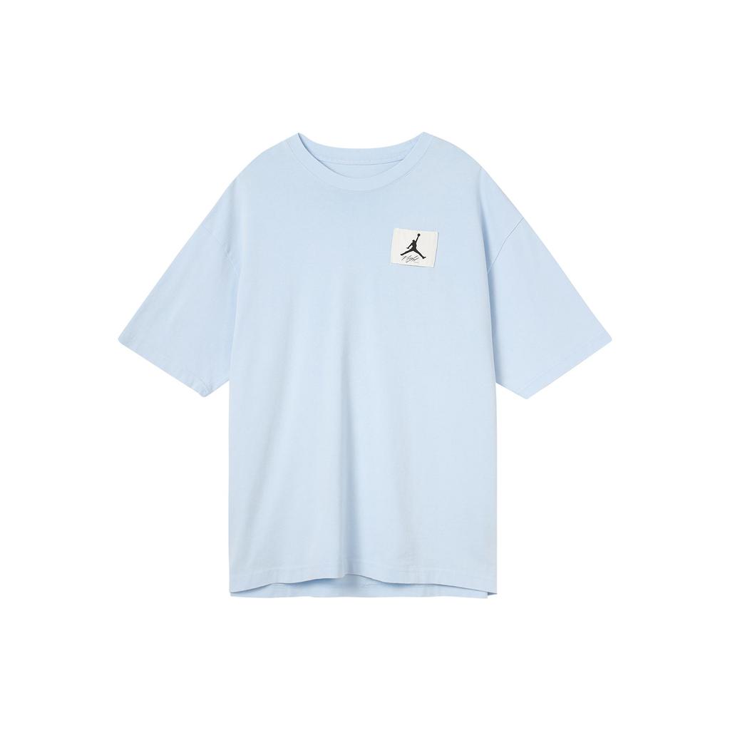 Jordan Drop Shoulder Sleeve T-Shirt Men's Ice Blue DZ0605-411