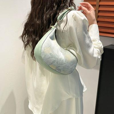 Маленькая сумка для ручной клади, женская новая модная сумка через плечо, летняя нишевая сумка-пельмень для поездок на работу