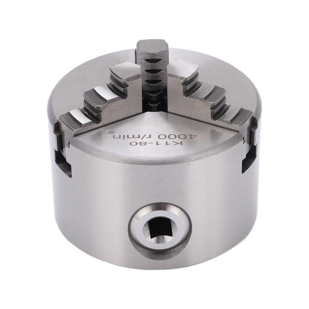 3-дюймовый SANOU K11?80 3?Самоцентрирующийся токарный патрон с кулачковым диаметром 80 мм