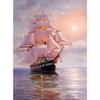 Full Drill 5D DIY Diamond Painting Sailboat Ship Diamonds Embroidery Cross Stitch Mosaic Home Decor