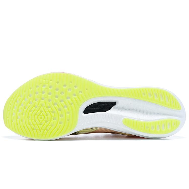 Li Ning Feidian 3 Challenger Тканевые Нескользящие И Дышащие Низкие Марафонные Беговые Кроссовки Мужские Розовый Белый ARMT037-1