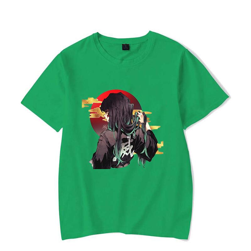 New Anime Tokitou Muichirou T-Shirt Men Women T Shirt Cosplay Clothes Streetwear Tee Shirt Plus Size Tops