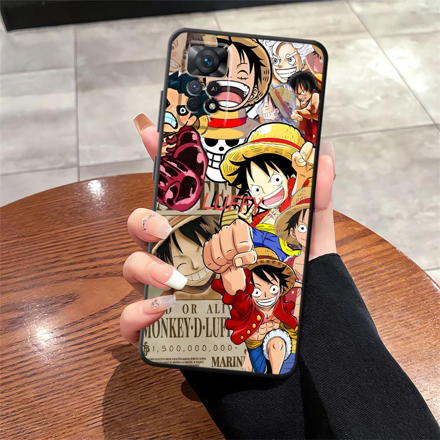 Мультяшная чехол-накладка Funda для телефона One Piece для Xiaomi Redmi Note 11 13 Pro Plus 11s 12s 12 Pro 9 10S 9S 7 8 14 10