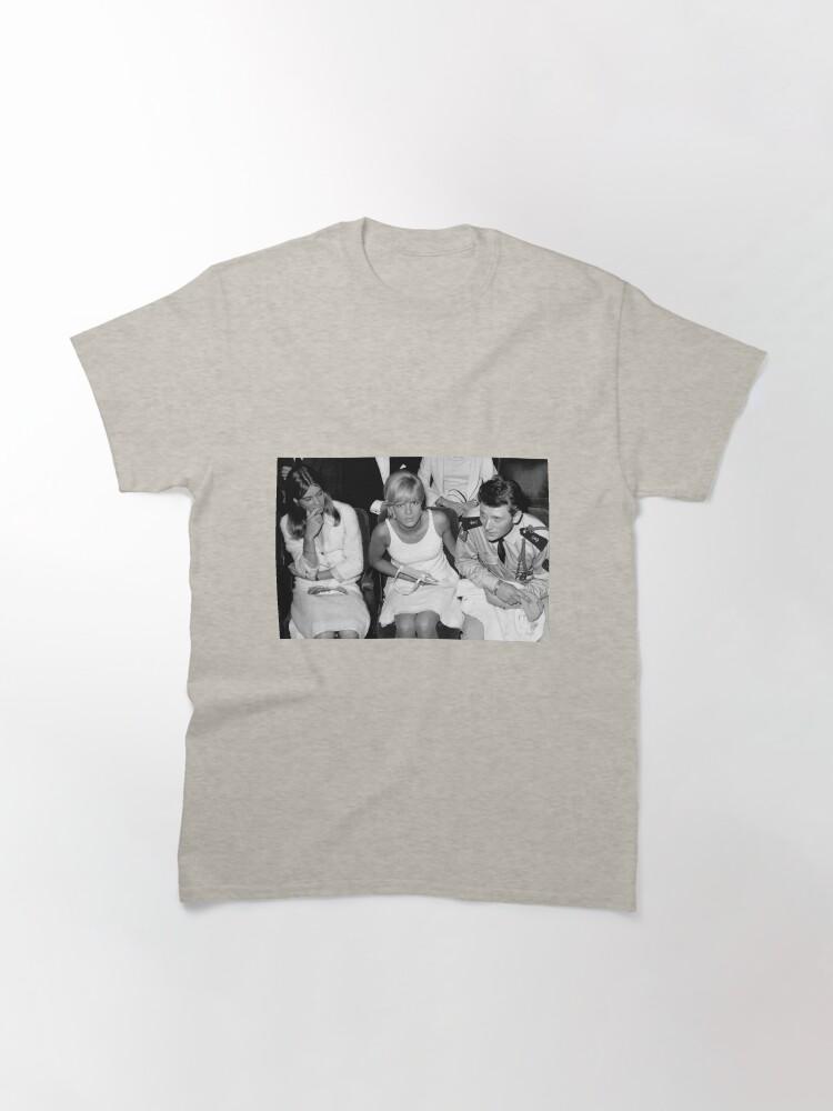Françoise Hardy Françoise Hardy, Sylvie Vartan and Johnny Hallyday Classic T-Shirt