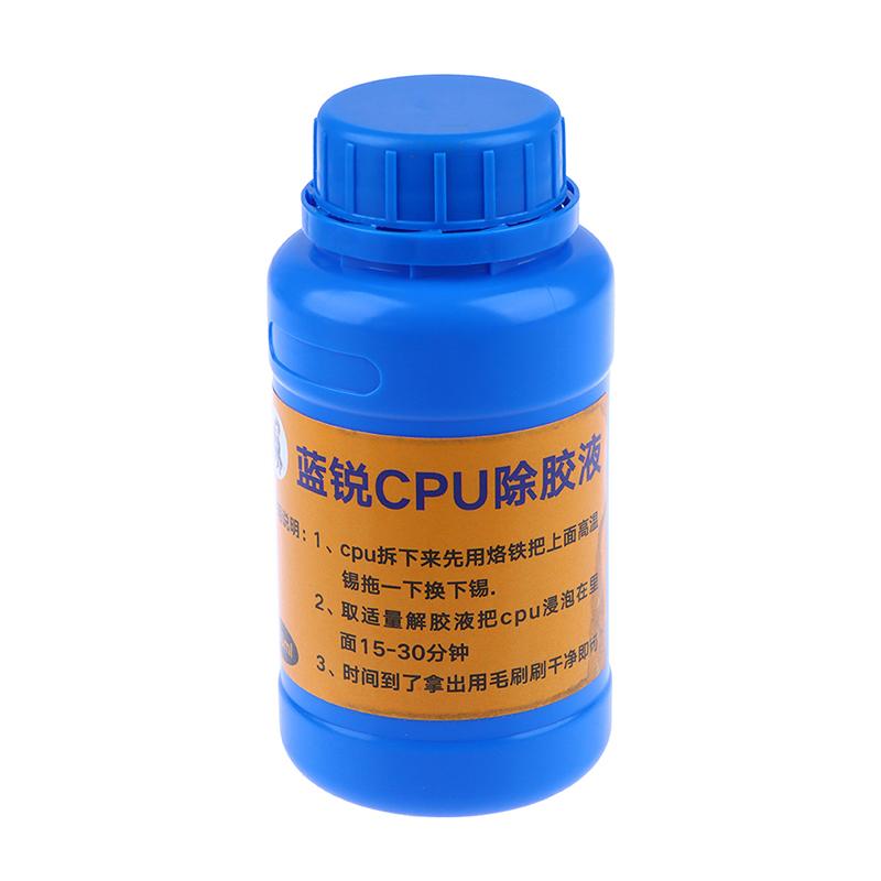 250 мл черный клей для удаления жидкости для телефона процессора клей для удаления инструмента для ремонта телефона