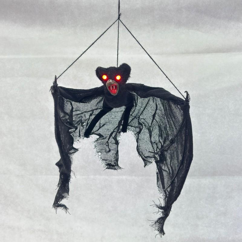 Halloween Glowing Bat Hanging Decor Haunted House Party Scare Prank Terror Theme Decoration