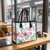Butterfly Print Tote Bag Stylish Casual Shoulder Bag for Daily Use Shopping Travel