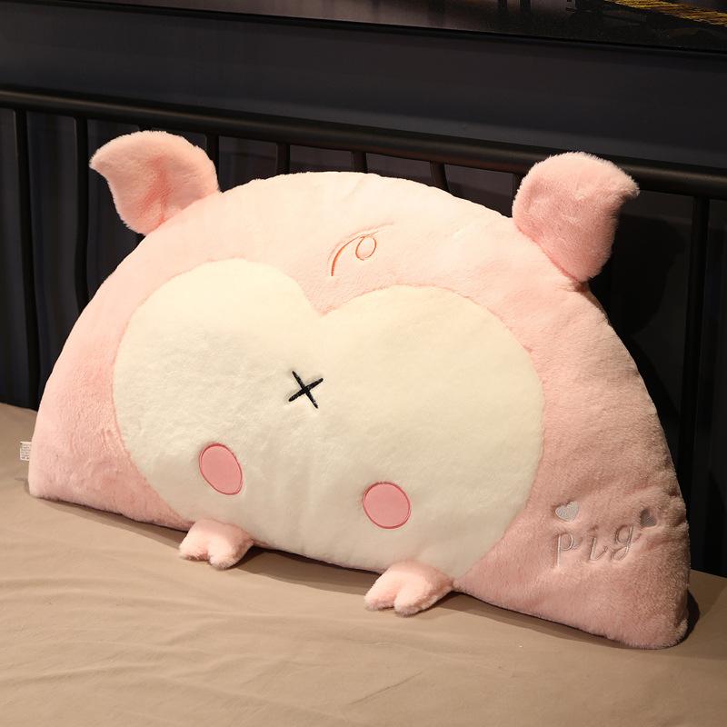 Cartoon Cat Ass Bedside Pillow Bedroom Pig Butt Waist Pillow Tatami Back Throw Pillow Seat Waist Cushion