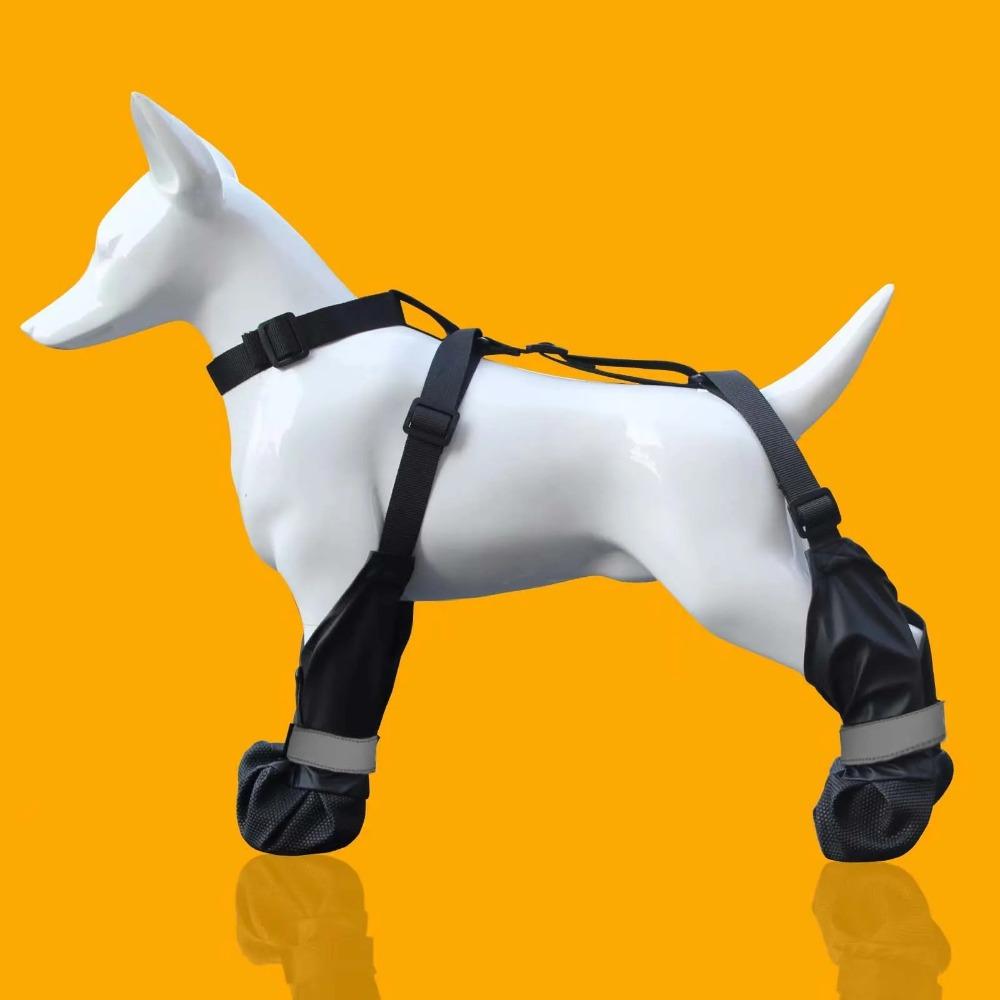 All-Season Anti-Slip Dog Boots Adjustable Waterproof Dog Boots Small Medium Large Dogs