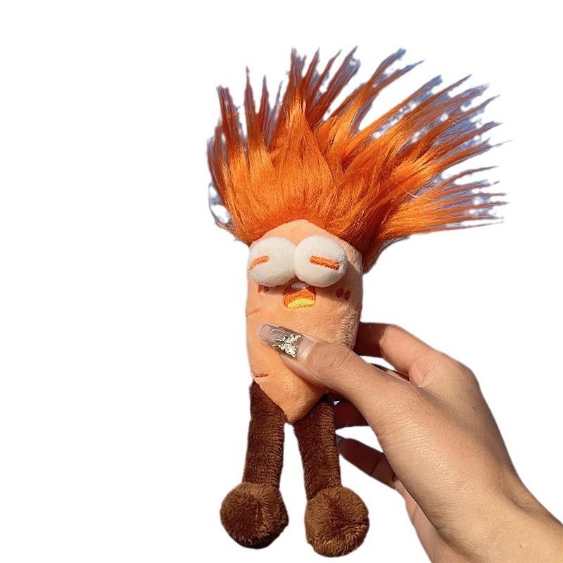 Новый Уродливый Милый Смешной Брелок в виде Жареного Овоща, Кукла-Рот Толстой Кишки, Подвеска для Сумки, Праздничный Подарок