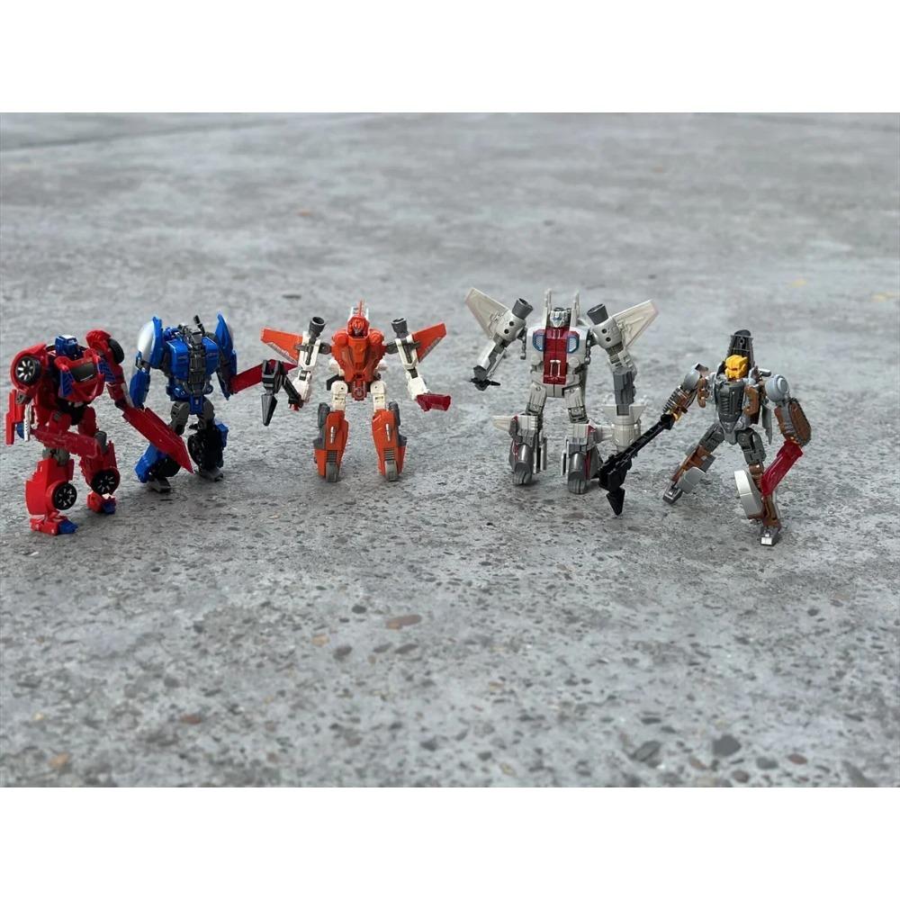В НАЛИЧИИ Игрушки-трансформеры Компьютрон Комбинация 5 в 1 W8617 Warbotron Scattershot Фигурка Трансформирующийся Робот Модель Аниме