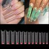 120Pcs Set False Nail Tips Form Fake Nails Nail Art Extension Mold Square Stiletto Tips Sharp End UV Gel Manicure Tool