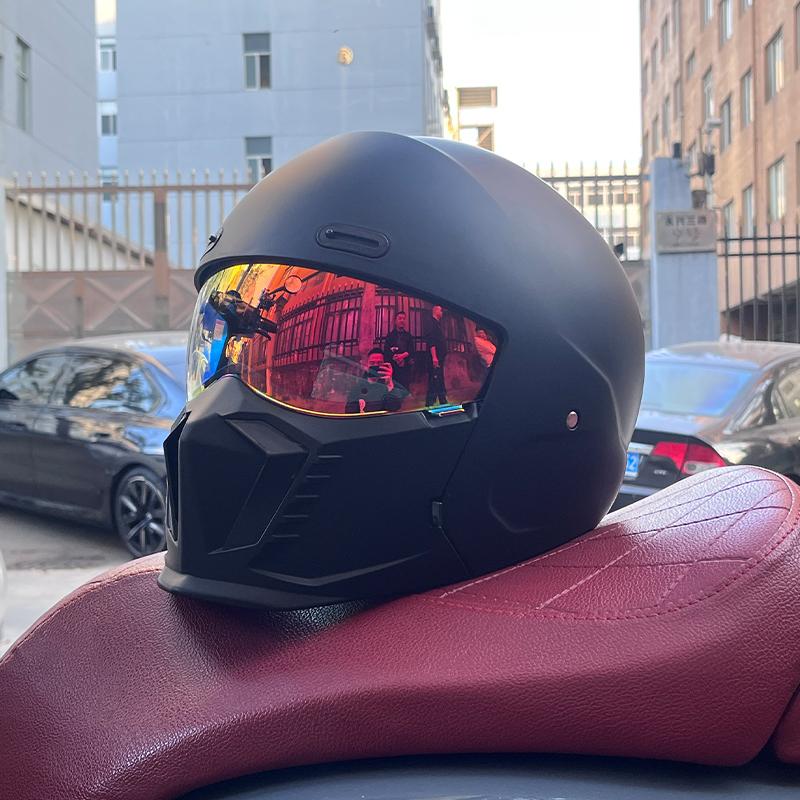Новый Scorpion Retro Motorcycle Cascos Moto Locomotive Personality Многоцелевой комбинированный шлем Half ML XL XXL XXXL
