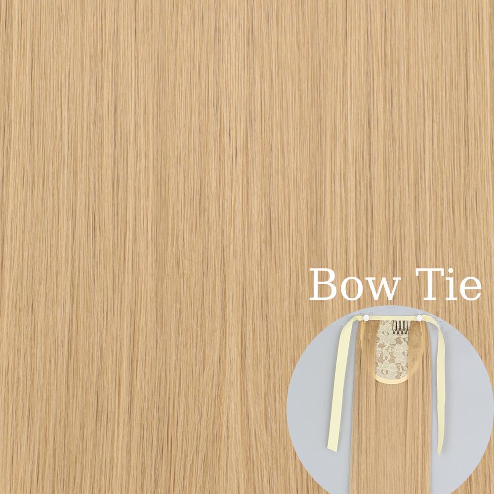 MERISIHAIR 22 34 дюйма синтетические прямые волосы для наращивания хвоста натуральный галстук-бабочка шиньон конский хвост наращивание волос для женщин