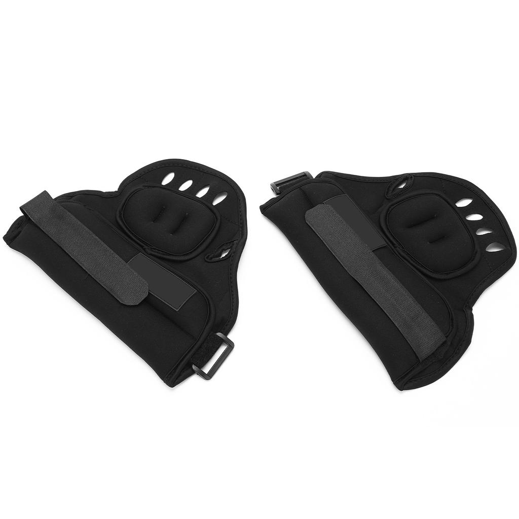 1 пара 2,5 кг утяжелителей для запястий с отверстиями для больших пальцев, перчатки с утяжелителями на половину пальцев для тренировок