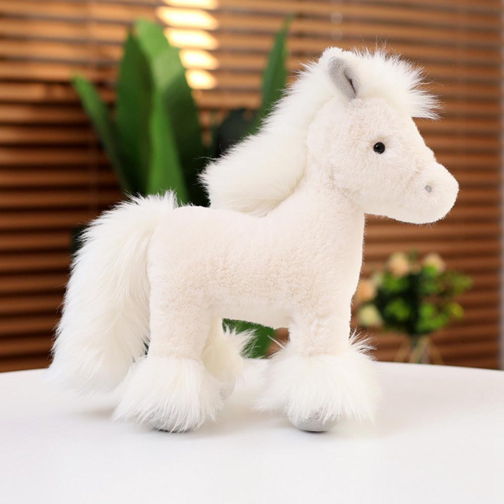 Stuffed Animal Realistic Horse Stuffed Toy Simulation Horse Simulation Horse Plush Toys Kids Gift