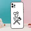 Чехол для телефона 'Шеф-повар' для iPhone 17 Air 16 15 14 13 12 11 Pro Max 12 13 mini 15 16 Plus 16e Чехол