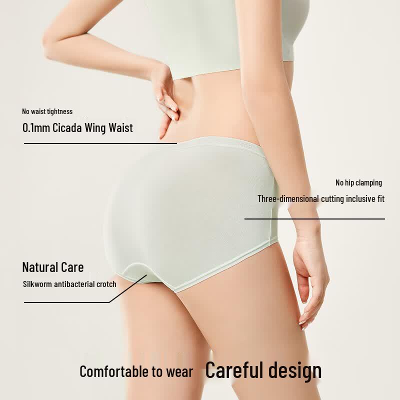 Women's Modal Silk Blend Antibacterial Underwear 3-Pack