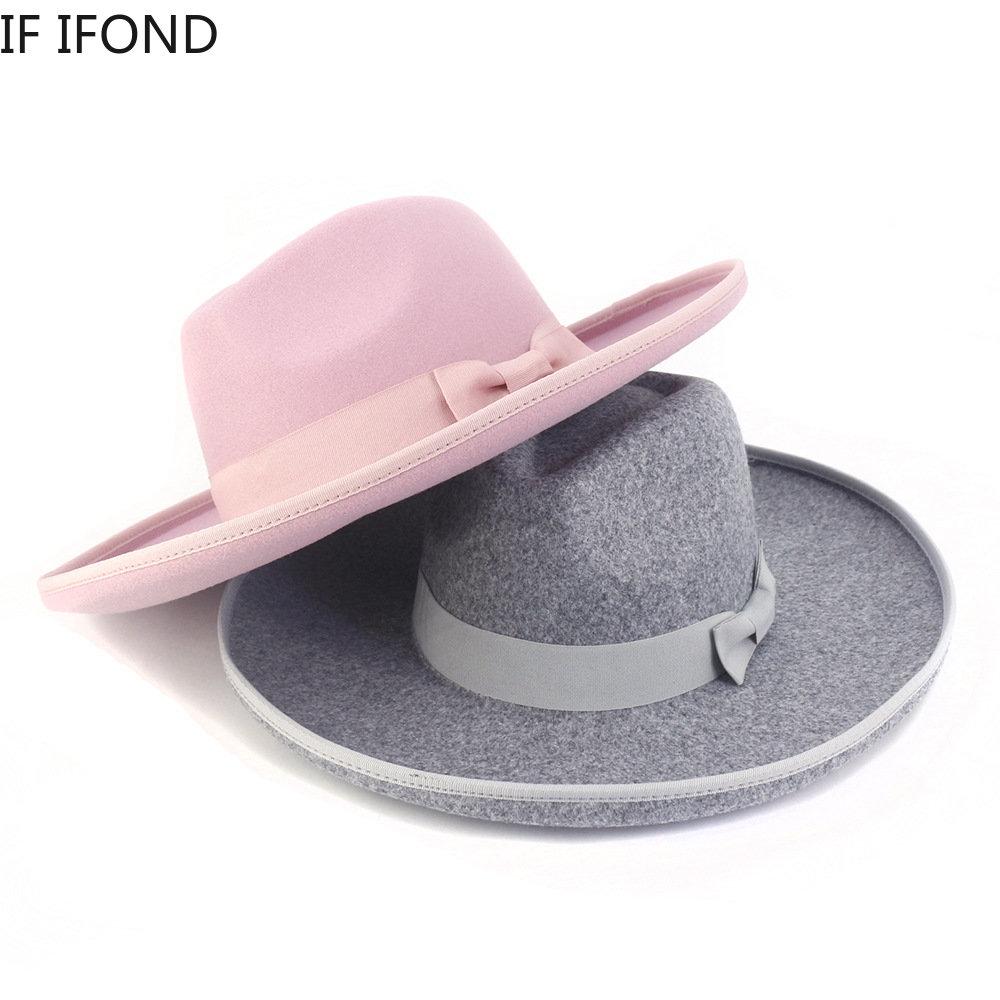 Последний дизайн, шляпа Fedora для женщин, очаровательные розовые свадебные украшения, церковные шляпы, зимняя шерстяная панама, джазовая кепка