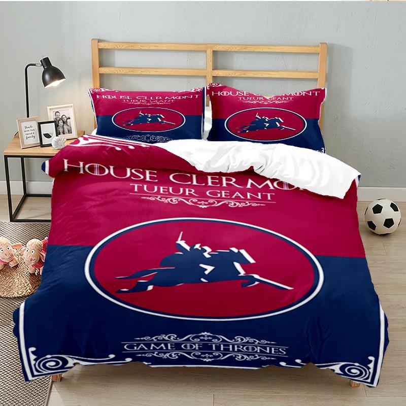 3PCS Clermont 63 Design Bedding set,Ideal for1pc Duvet Cover And 2pcs Pillowcases Perfect for Christmas gift,Ideal for Bedroom, Dormitory