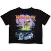Megadeth Womens/Ladies Contaminated Crop Top