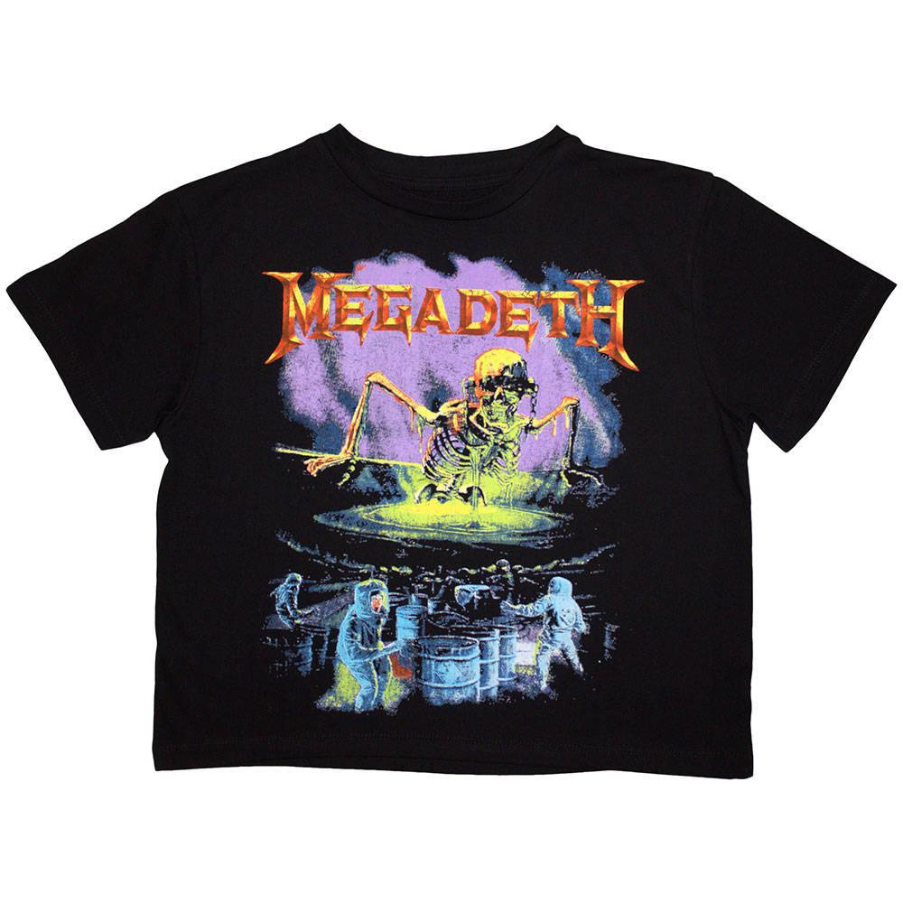 Megadeth Womens/Ladies Contaminated Crop Top