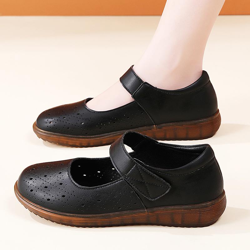 Genuine Leather Summer Loafers Women Casual Shoes Moccasins Soft Pointed Toe Ladies Footwear Women Flats Shoes White