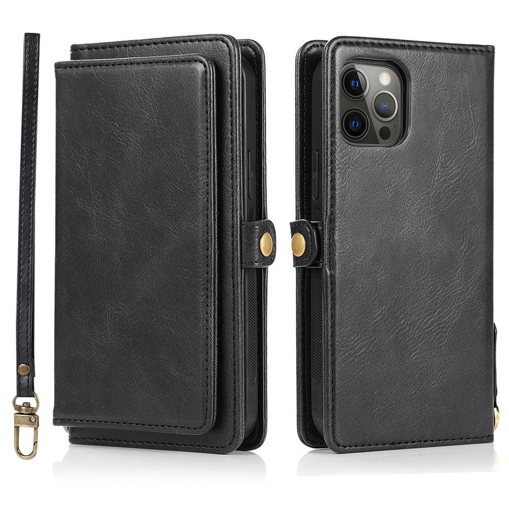 Detachable Multi Card Flip Magnetic Wallet Leather Case for iPhone 15 14 13 12 Pro Max Xs Max XR 8 7Plu Samsung S23 S22 S21 Ultra Plus A14 A13 A52 A53