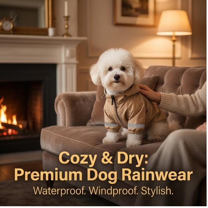 Lightweight Waterproof Dog Raincoat Breathable Windproof Pet Jacket Anti Shedding Summer Outfit For Small Dogs Cats Outdoor Rainy Daily Walking