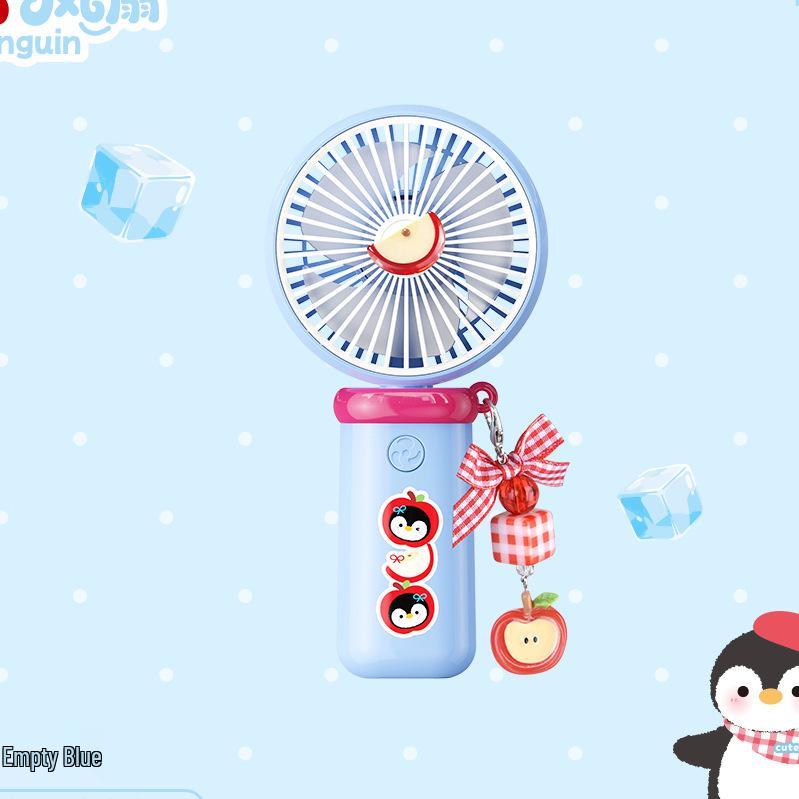 Mini High-Power Silent Portable Cartoon Fan - Desktop & Handheld Use