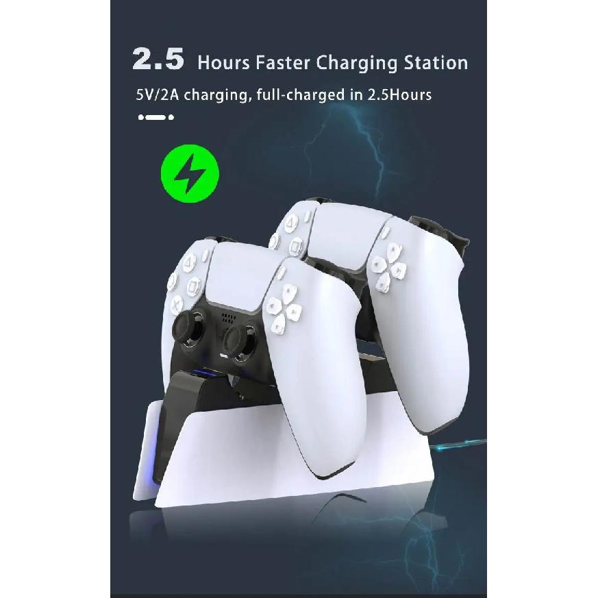 Зарядное устройство для Sony Play Station Playstation PS 5 PS5 Контроллера Управления Dualsense Стойка Аксессуары Геймпад Поддержка Держатель Команд