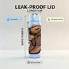 1PC Vintage Cowboy Leather Boots Pattern 750ml Color Plastic Sports Water Bottle Leakproof Flip Straw Lid Suitable for Sports Office Home Use