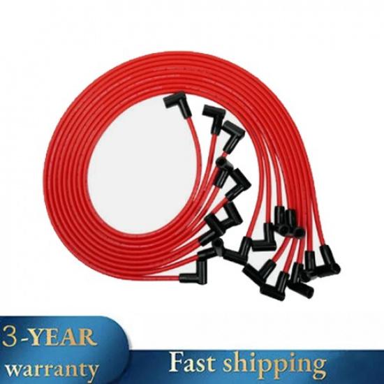 9X Spark Plug Wires for Chevrolet engines SBC BBC 350 383 454 HEI RED PW-SBC350
