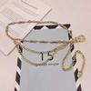 High-end Small Fragrance Style Waist Chain Women's Accessories Skirt New Trendy Metal Rhinestone Fashion Versatile Chain Belt