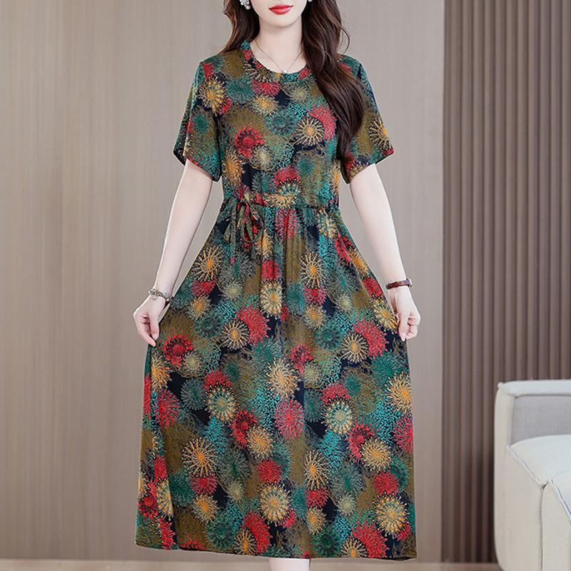 Элегантное летнее платье для женщин 2025 года, облегающее платье с коротким рукавом, повседневные платья больших размеров, винтажная одежда