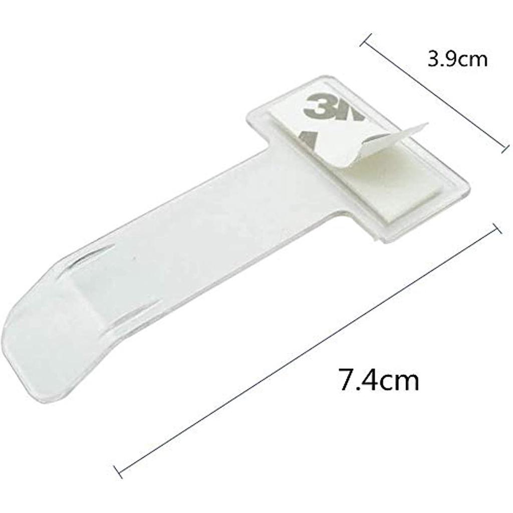 Держатель для парковочного билета, упаковка из 4 шт., прозрачный держатель для билетов на лобовое стекло автомобиля, держатель для карт с присоской для окна автомобиля, прозрачный