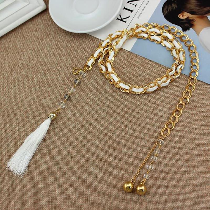 Waist Belt Dress Accessories Dress Belts Tassel Girl Party Charm Fashion Cummerbund