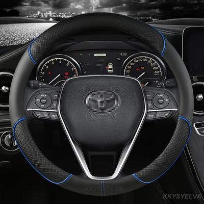 Чехол из микрофибры под кожу на руль автомобиля для Toyota Corolla Avensis Yaris Rav4 Hilux Auris 2013 2014 2015 Автоаксессуары