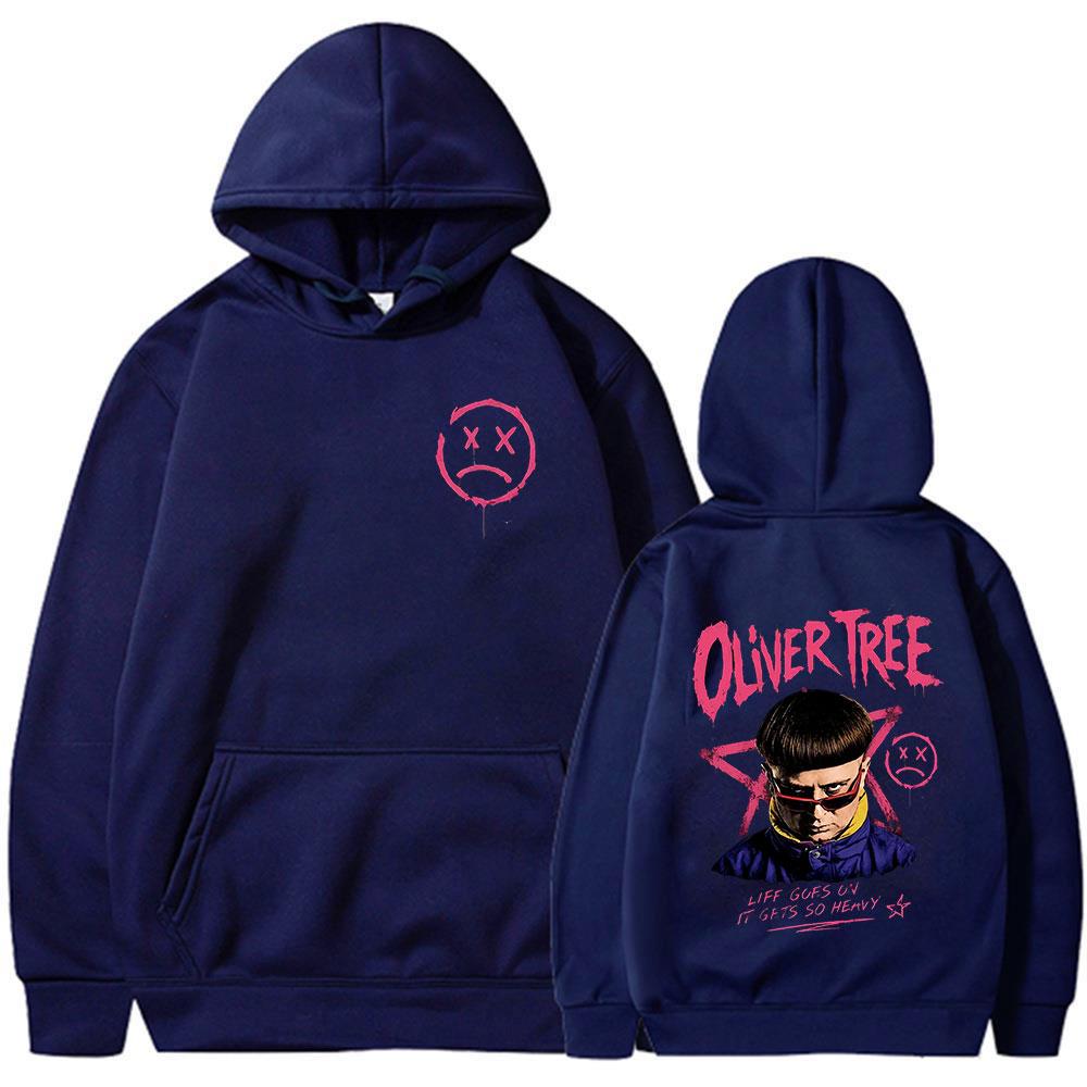 Покойся с миром Худи Oliver Tree Дани Жизнь продолжается 1993-2026 Мемориальные свитшоты Мужская мода Свободные повседневные пуловеры