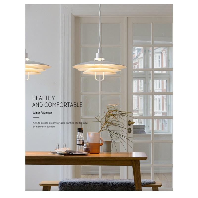 Nordic Danish Primus дизайнерская гостиная ресторан бар многослойная круглая люстра foul с подвижным подъемным механизмом PH