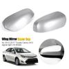 Накладка на зеркало заднего вида для Toyota Corolla 2014 2015 2016 2017 US Model БЕЗ указателя поворота Глянцевая Черная/Белая/Серебристая Накладка на зеркало