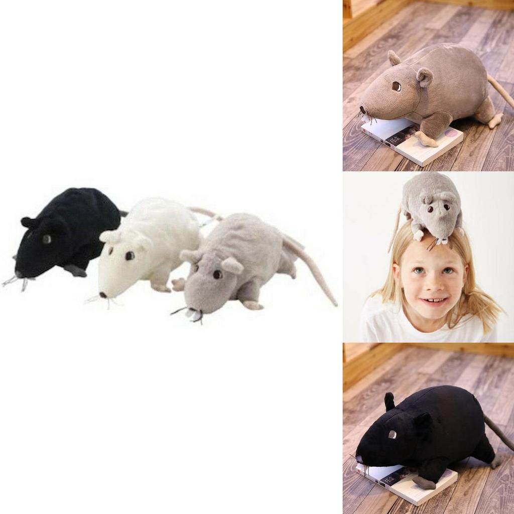 Cute And Creepy Rat Plushie Ideal For Horror Lovers And Animal Enthusiasts Alike